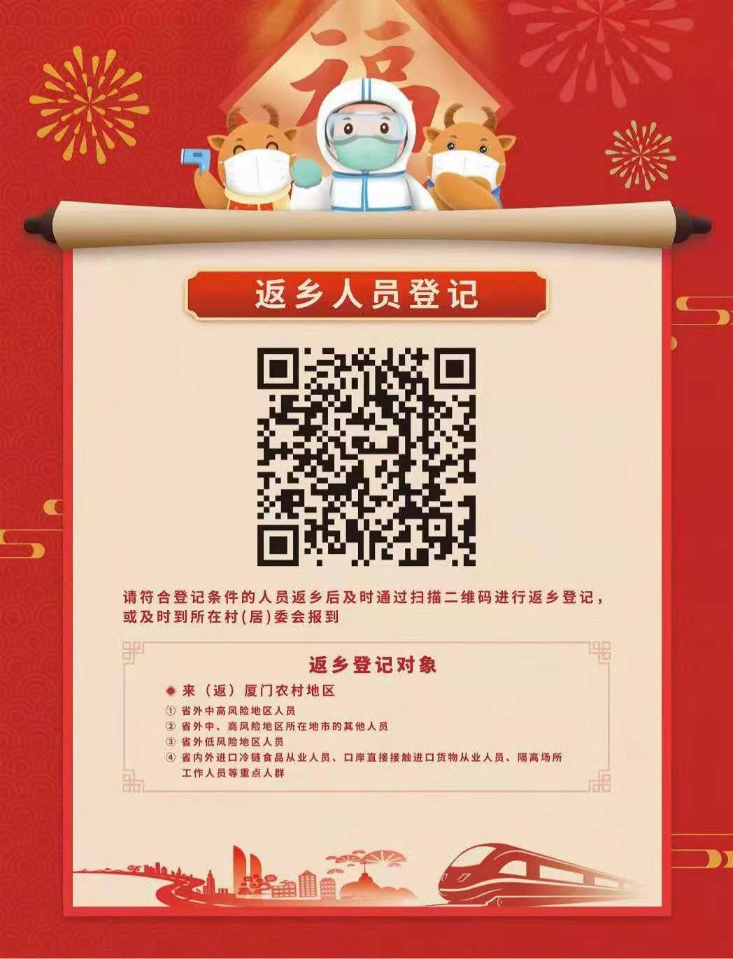 <b>來廈返鄉人員登記</b>